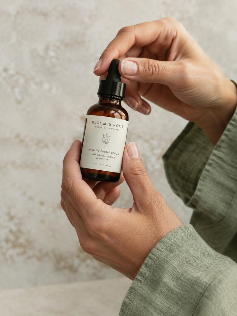 Botanical skincare serum